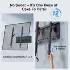 PERLESMITH Tilting TV Wall Mount for 23–60 inch TVs up to 115 lbs