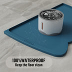 OHMO Silicone Cat Food Mat for Food&Water Bowls, 46x25cm, Honey