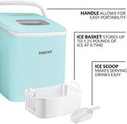 Igloo Ice Maker Countertop, Portable Ice Maker with Handle, 26lbs, Black
