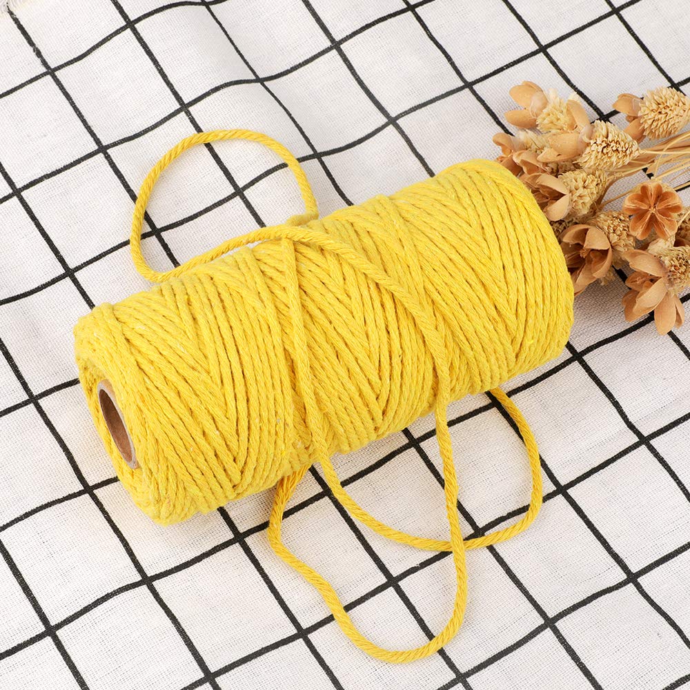 jijAcraft 50M White Cotton String: 2MM Cooking String for DIY Crafts