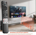 【2-Pack】 for Roku TV Remote,Replacement for TCL,ONN, Hisense Roku TVs