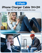 Long iPhone Charger Cable 3M, [Apple MFi Certified] USB to Lightning Cable