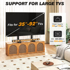 5Rcom Universal Tabletop TV Stand Base for 22-65 Inch Flat Screen TVs