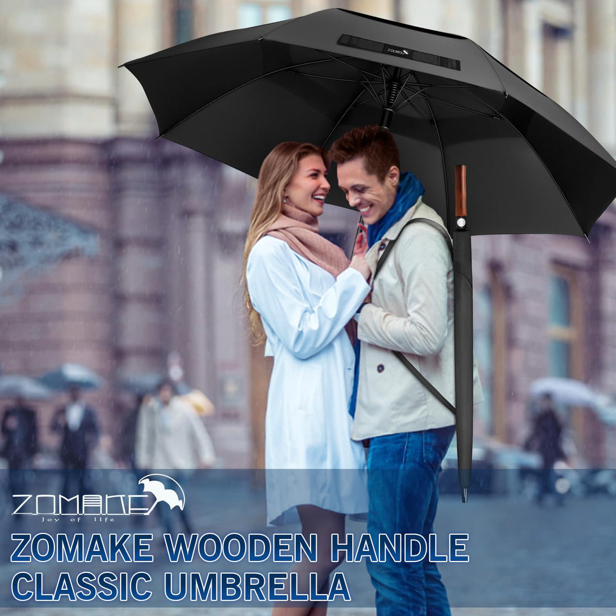 ZOMAKE Golf Umbrella Windproof and Rainproof Large
