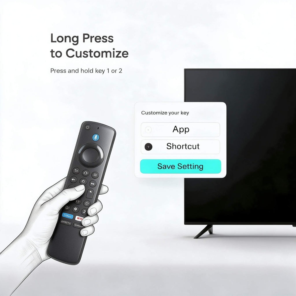 Replacement Remote for Fire TV, Amazon, Toshiba, Insignia Fire TV Remote