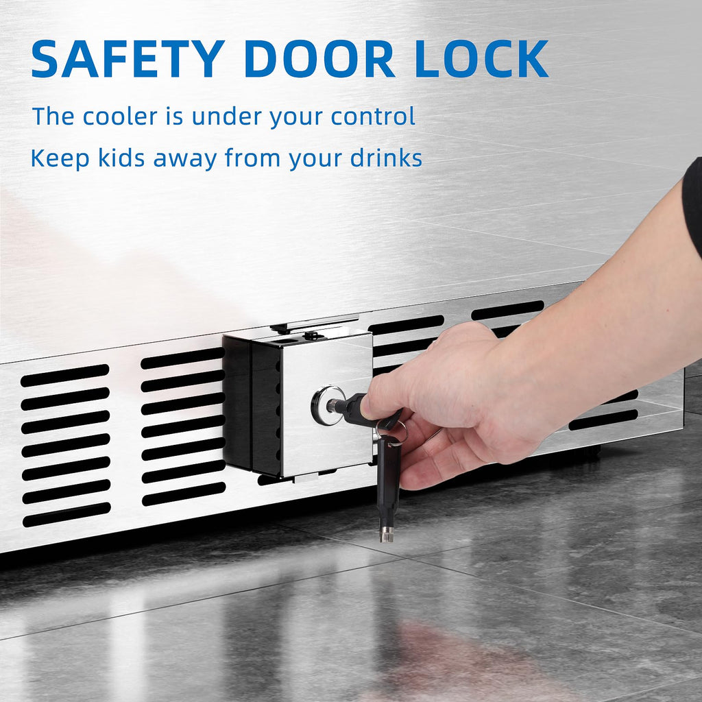 Antarctic Star 18L Mini Fridge Cooler 24Can, Beverage Refrigerator with Quiet Compressor, LED Light,Freestanding Small Fridge with Electronic Temperature Control for Home and Bar(40-61 ℉)