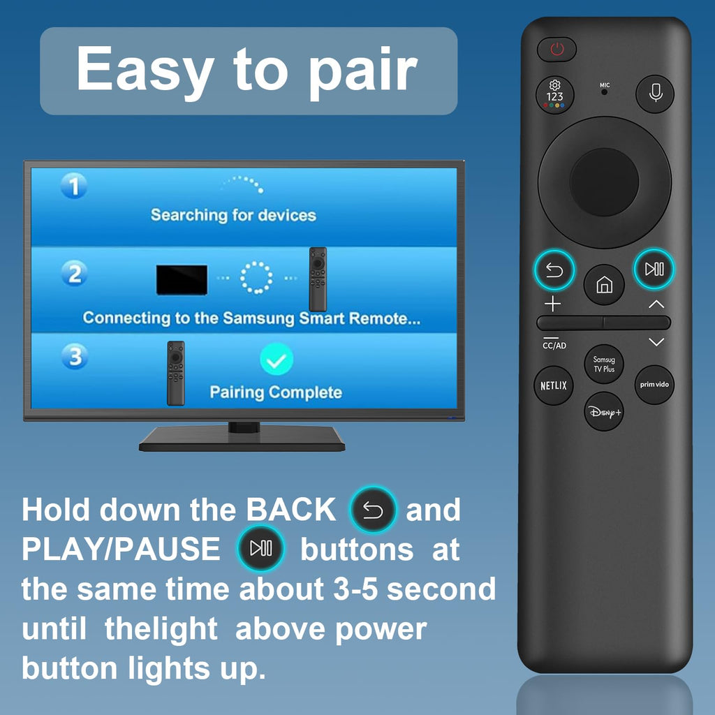 for Samsung-Smart-TV-Remote-Replacement, Universal for All Samsung TVs (BN59-01315A)