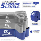 Coresteady Pull Up Bands & Resistance Bands - Heavy Duty Loop Band for Men & Women - Build Fit Power & Muscle - Training, Fitness Assist Pull Ups & Gym Exercise
