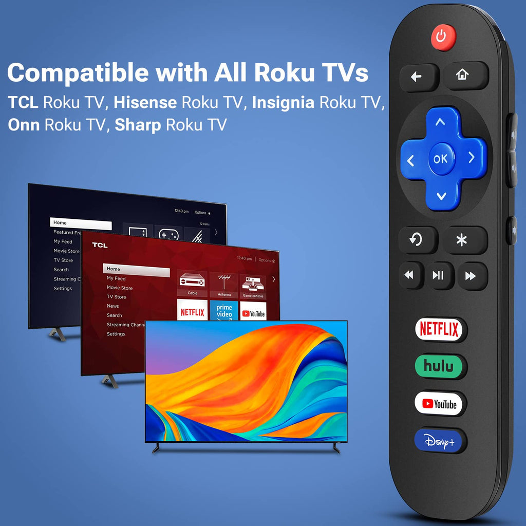 Universal Remote for All Samsung TV Remote, Replacement Compatible with All Samsung LED, LCD, QLED, HDTV, 3D Series Smart TVs (BN59-01259B)