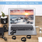 Nettbe 60 PCS 6 Inch Adjustable Cable Ties, Reusable Cord Management Straps