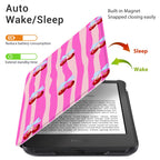 CoBak Case for 6" Kindle 11th Generation 2024 and 2022, Premium PU Leather Smart Cover with Auto Sleep/Wake for Kindle, Black