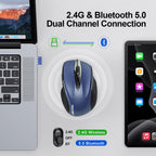 TECKNET Bluetooth Mouse, Wireless Mouse Rechargeable