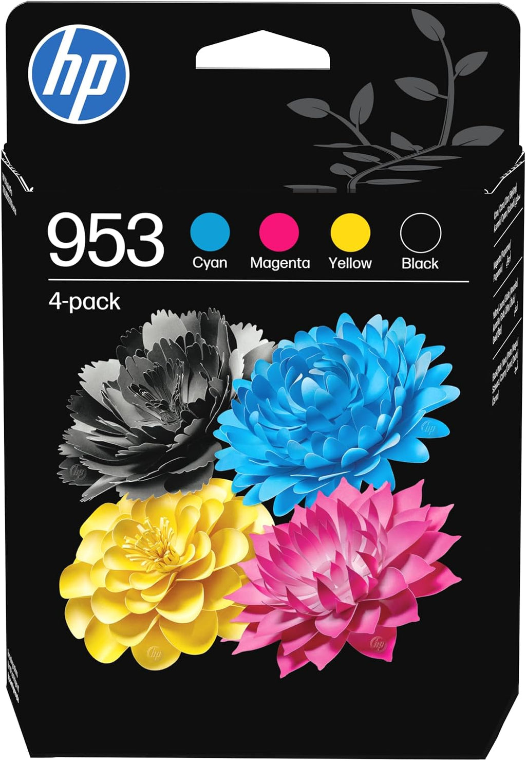 HP 953 Black/Cyan/Magenta/Yellow Original Ink Cartridges 4-Pack