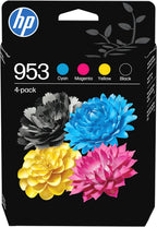 HP 953 Black/Cyan/Magenta/Yellow Original Ink Cartridges 4-Pack