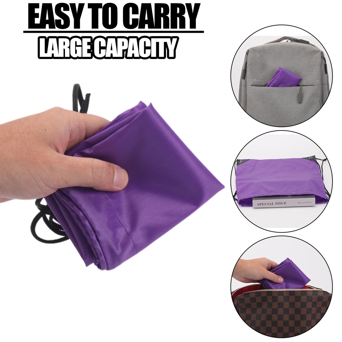 Drawstring Bags for Kids Adults - Swim Gym Sports School Travel Bag