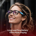 OhO Open Ear Smart Glasses, UV400 Z87.1 Lightweight Audio Bluetooth Glasses