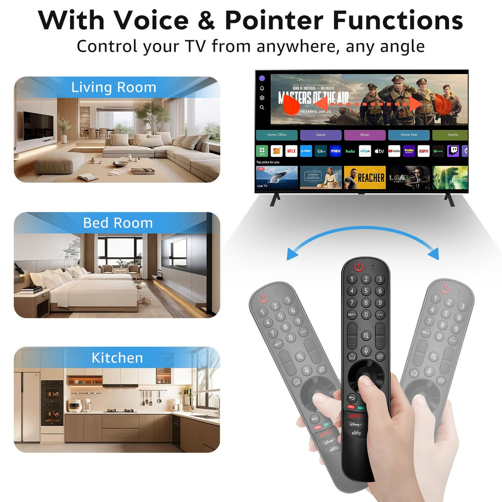 Universal Backlit Remote for LG Smart TV Remote Control Replacement