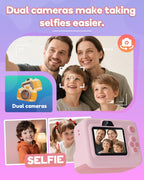 Dylanto Kids Camera Instant Print,1080P Kids Instant Cameras that Print Photos,Christmas Birthday Gifts for Girls Age 3-12,Portable Toy for 3 4 5 6 7 8 9 10 Year Old Girls Boys-Blue