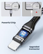 RAVIAD Short USB C Lightning Cable 30CM MFi Certified iPhone Charger USB C