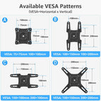 MOUNTUP 550 mm Long Arm TV Wall Bracket for 14–42 Inch TVs & Monitors