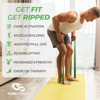 Coresteady Pull Up Bands & Resistance Bands - Heavy Duty Loop Band for Men & Women - Build Fit Power & Muscle - Training, Fitness Assist Pull Ups & Gym Exercise