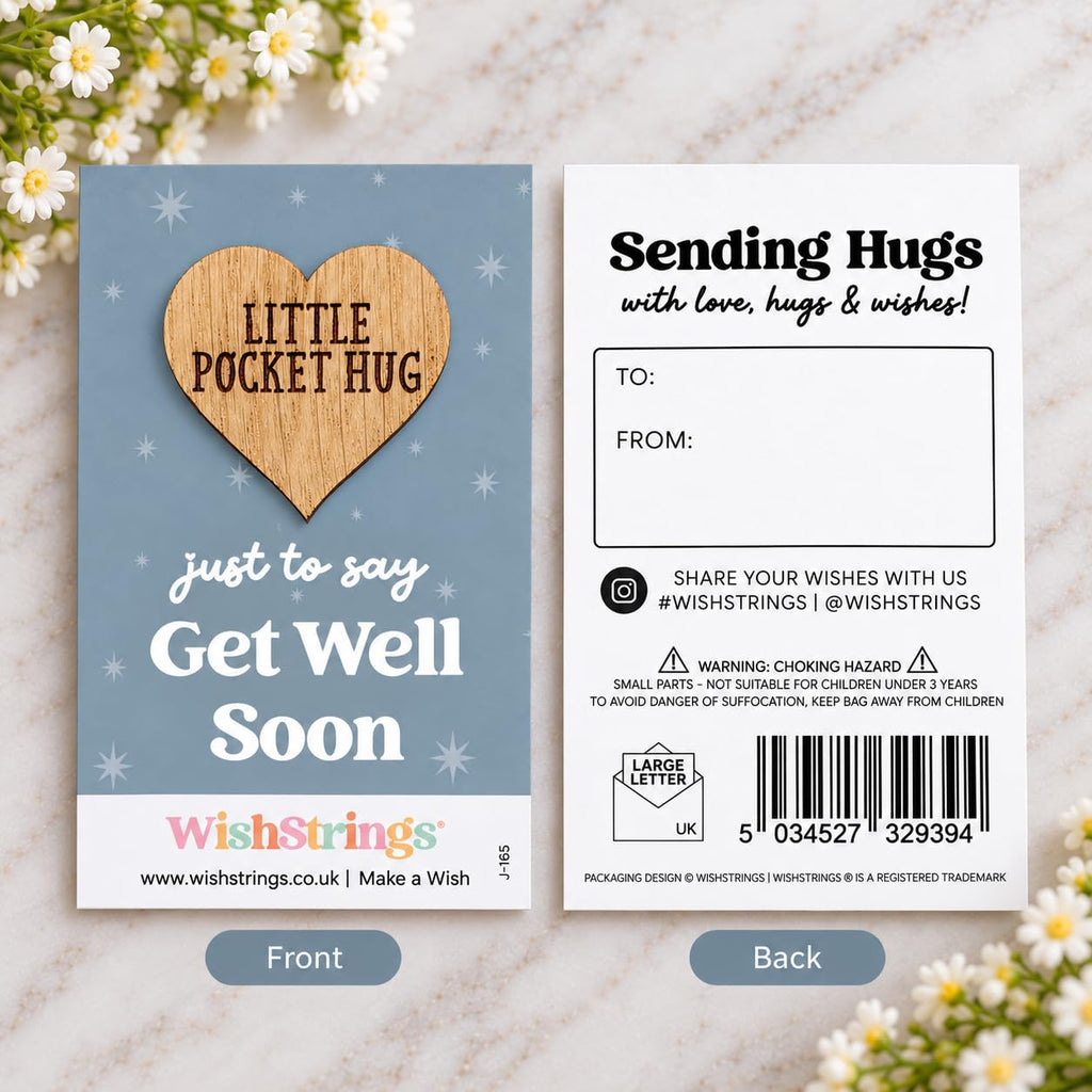 WishStrings Pocket Hug, Little Hug Gifts, Thinking of You Card
