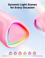 Bluetooth Speaker, 20W HD Sound, Portable Wireless, IPX5 Waterproof, Up to 24H Playtime, TWS Pairing, for Home/Party/Outdoor/Camping/Beach Essentials, Electronic Gadgets, Birthday Gift (Teal)