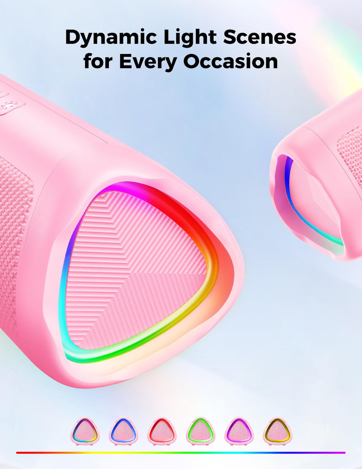 Bluetooth Speaker, 20W HD Sound, Portable Wireless, IPX5 Waterproof, Up to 24H Playtime, TWS Pairing, for Home/Party/Outdoor/Camping/Beach Essentials, Electronic Gadgets, Birthday Gift (Teal)