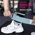 Slim Panda Ankle Straps for Cable Machines, Cable Kickback Ankle Cuffs