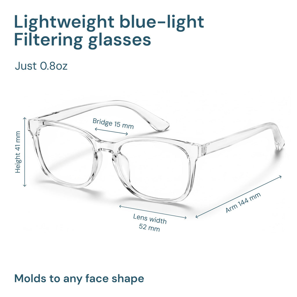 Gaoye Blue Light Blocking Glasses -Fashion Square Eyeglasses, Anti UV Ray Computer Gaming Glasses Blue Blockers for Women/Men