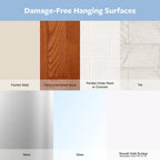Command Medium Hooks, Clear, 2 Hooks and 4 Adhesive Strips
