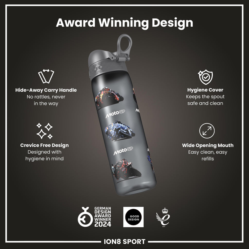 ION8 Leak Proof Water Bottle, 500ml (18oz), Fighter Jets