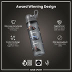 ION8 Leak Proof Water Bottle, 500ml (18oz), Fighter Jets