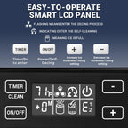 EUHOMY Nugget Ice Maker Countertop with Handle, Max 40lbs Daily Sonic Ice