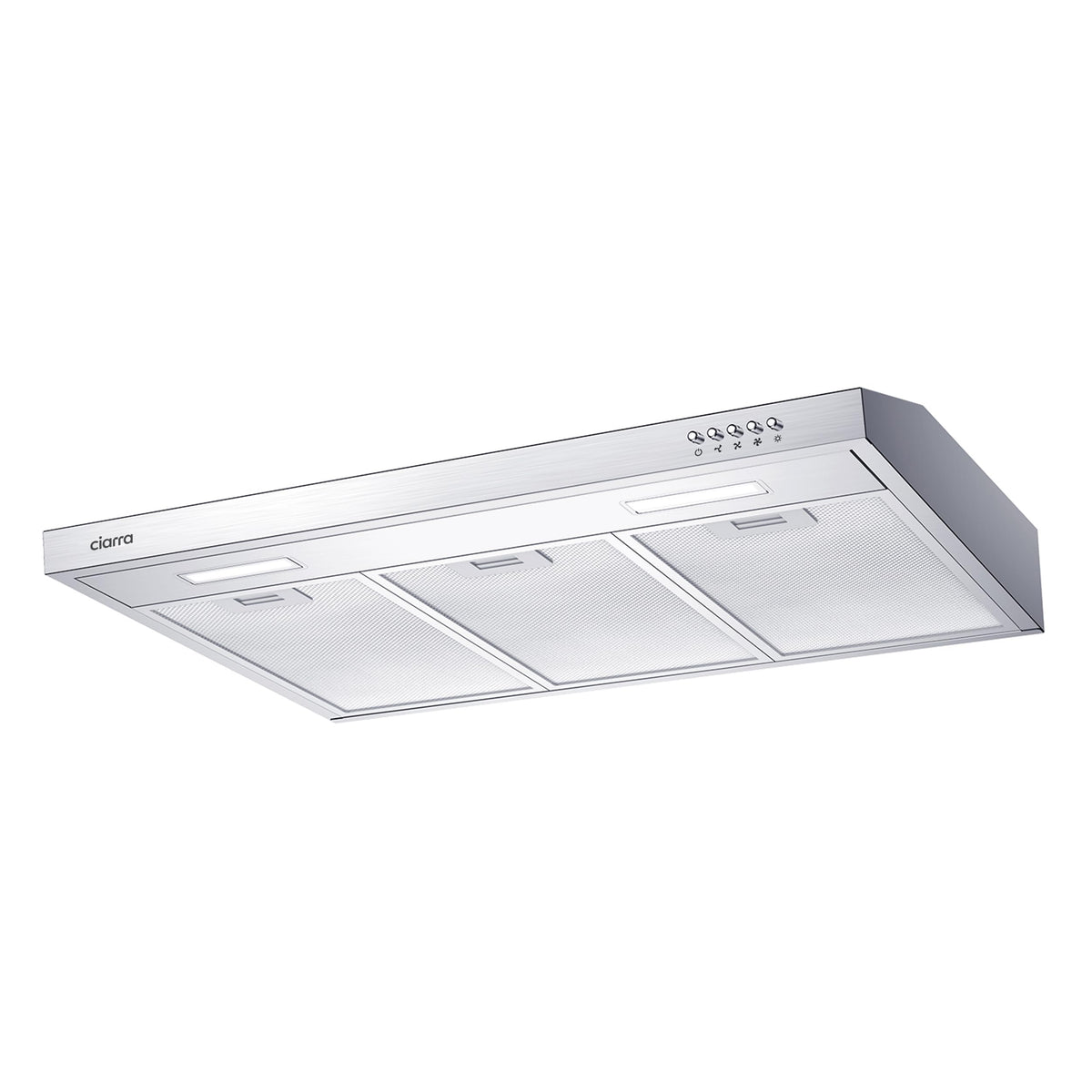 CIARRA Range Hood 30 Inch Under Cabinet Ductless Stainless Steel
