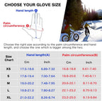 Origem Thermal Winter Gloves for Men Women, Water Resistant Cycling Gloves