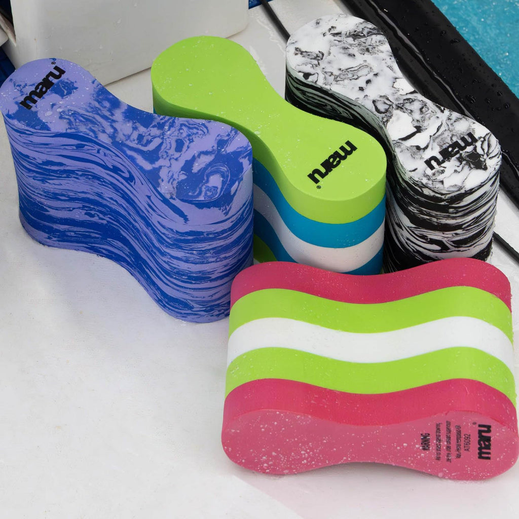 Maru Swimming Pull Buoy – Buoyant Foam Swimming Float – Improves Stroke Technique & Helps Strengthen Arms – Comfortable, Non-Chafing & Trusted by Coaches