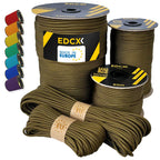 Paracord 550 4mm, 35+ Solid Colors (10m, 15m, 30m, 50m, 100m, 300m)