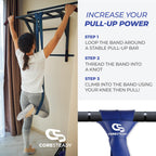 Coresteady Pull Up Bands & Resistance Bands - Heavy Duty Loop Band for Men & Women - Build Fit Power & Muscle - Training, Fitness Assist Pull Ups & Gym Exercise