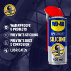 WD-40 Specialist Silicone Lubricant Spray, Smart Straw, All-Weather, 400ml