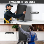 12"x29.5" Stainless Steel Backsplash - Ultra Flat & Easy to Clean, Protect Wall from Splash & Stain - Kitchen Stove Backsplash Panel for Oven & Range Hood with Pre-Drilled Holes