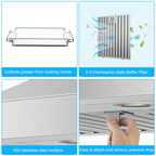 42 inch Range Hood Under Cabinet 1200 CFM Stainless Steel Stove Vent Hoods