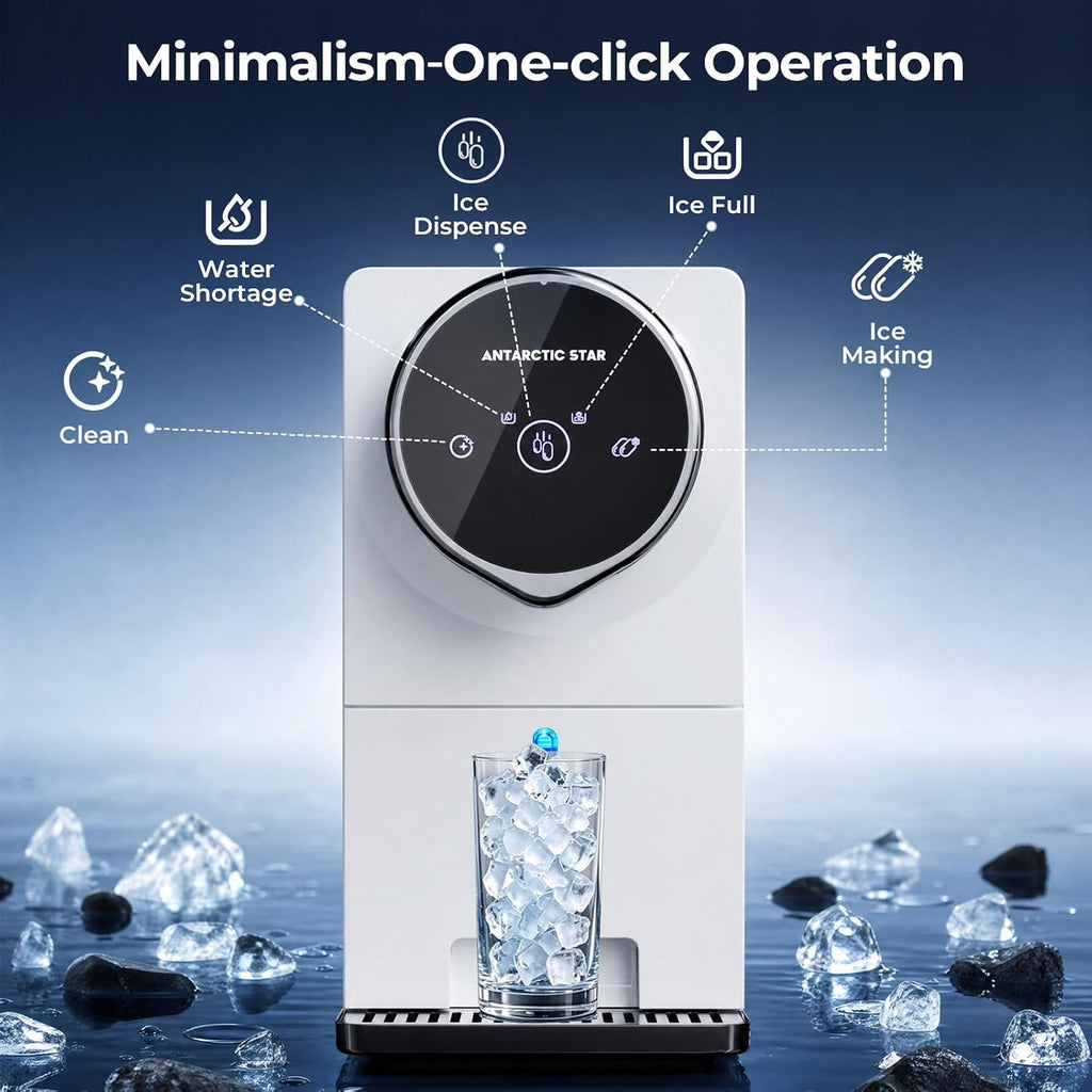 Nugget Ice Maker Countertop Gen 2, Auto Dispenser Machine