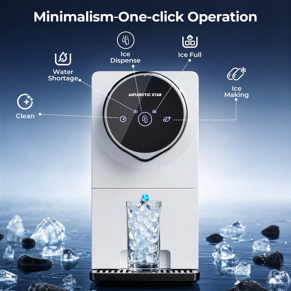 Nugget Ice Maker Countertop Gen 2, Auto Dispenser Machine