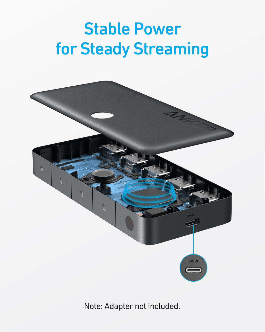 Anker HDMI Switch, 2 in 1 Out HDMI Switcher, Monitor Switch with 4K@60Hz