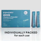 EUHOMY Ice Maker Cleaner & Descaler, 12 Uses & Individually Packed