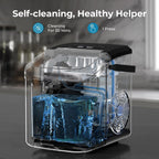 Antarctic Star Countertop Ice Maker Machine, 26Lbs/Day Fastest 6‑Min Ice