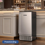 ICEPURE Nugget Ice Makers Countertop with App, Portable Ice Machine