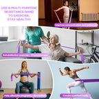 Fokky 2M Resistance Bands, Exercise Band with 4 Different Resistance Levels