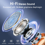 Aptkdoe Wireless Earbuds 75H Bluetooth 5.4 Sport Headphones with Earhooks